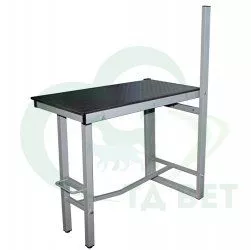 ТД ВЕТ Откидной (складной) ветеринарный стол Vetbot-11.1 с креплением на стену, каркас серый 1000х500х750(900)h