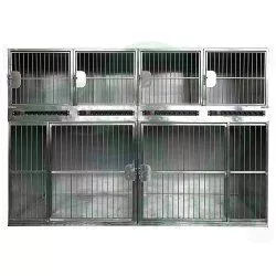 ТД ВЕТ Модуль из 6 клеток из нерж. стали 2250х800х1500(1515)h на ножках