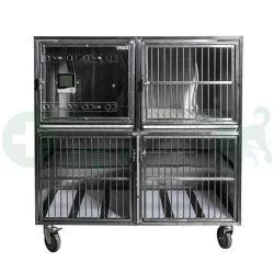 ТД ВЕТ Модуль клеток из нерж. стали, 2х ярусный из 4 клеток 2/2, 1200х600х1260h