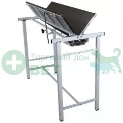 ТД ВЕТ (из наличия) Стол ветеринарный СВУ-8 V-образная столешница, П-образный каркас, 1350x625x980h мм