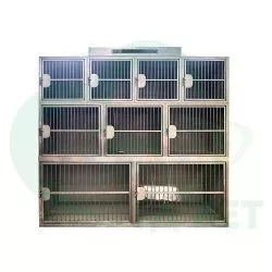 ТД ВЕТ Модуль клеток из полипропилена, 3х ярусный из 9 клеток 2/3/4, 2000х700(600)х1950(2100) мм