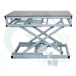 ТД ВЕТ Стол для рентгена VETBOT-23 с полкой под кассету,1320х620х1130(480)h, (каркас серый, пульт ножной)