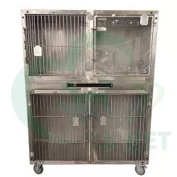 ТД ВЕТ Модуль клеток из нержавеющей стали VETBOT LUXE-007, 1360х530х1650(1810)h