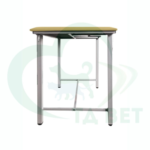 ТД ВЕТ Стол ветеринарный СВУ-5 для УЗИ, 1320x720x900, каркас серый, бежевая обивка