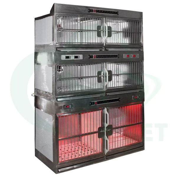 ТД ВЕТ Модуль клеток из нерж. стали, 6 клеток, с ИК подогревом, 1410х500х1900(1920)h