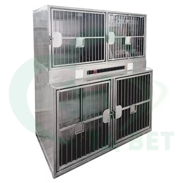 ТД ВЕТ Модуль из 4 клеток из нержавеющей стали 1200x650(550)x1460(1620)h
