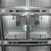 ТД ВЕТ Модуль 18 клеток из полипропилена с ИК подогревом и системой хранения из ЛДСП  3500х600х2520(2680)h с колесами