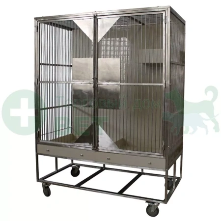 ТД ВЕТ Клетка для приматов, разборная 1500х800х1500(2000)h