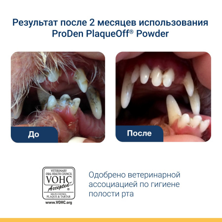 ProDen PlaqueOff средство для профилактики зубного камня у собак и кошек 180 г