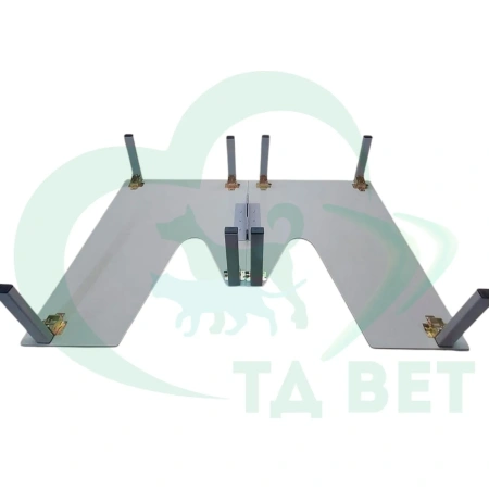 ТД ВЕТ Стол складной Vetbot-06  для УЗИ и эхо процедур (столешница пластик) 1330х720х320h