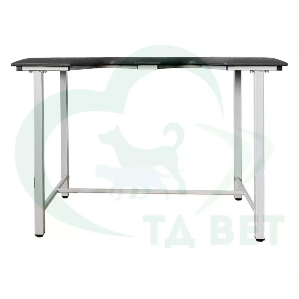 ТД ВЕТ Стол ветеринарный СВУ-5 для УЗИ, 1320x720x900, каркас серый, черная обивка