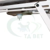 ТД ВЕТ Стол ветеринарный стоматологический VETBOT-77 с мойкой, столешница перф. лист нерж.сталь,  1300x600x(300- 1190)h