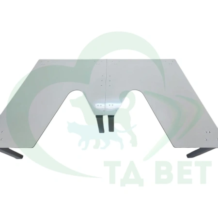ТД ВЕТ Стол складной Vetbot-06  для УЗИ и эхо процедур (столешница пластик) 1330х720х320h