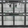 ТД ВЕТ Модуль из 18 клеток полипропилена с системой хран. из ЛДСП 3500х600х2660(2820)h с колесами