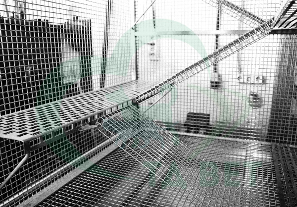 ТД ВЕТ Модуль клеток для хорьков из нержавеющей стали Vetbot CL2002, 1400х750х1940h