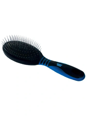 SHOW TECH Pin brush щетка массажная с прорезиненной ручкой, с длинными шпильками 2,5 см