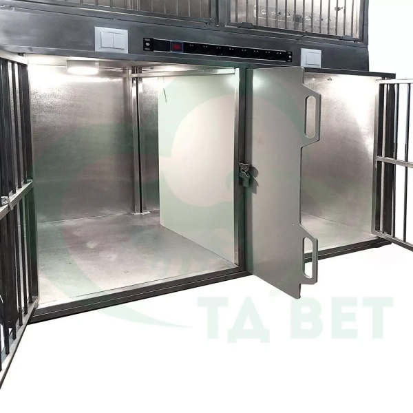 ТД ВЕТ Модуль из 4 клеток из нержавеющей стали 1200x650(550)x1460(1620)h