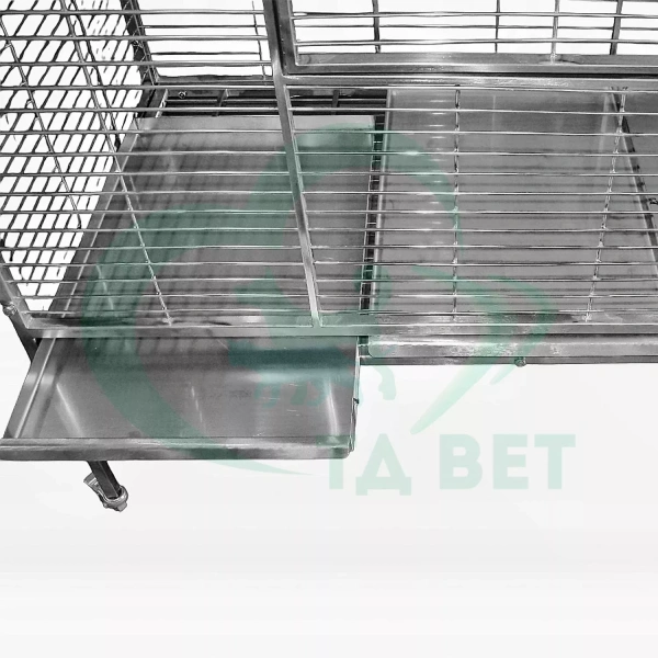 ТД ВЕТ Клетка для попугаев 1300х700х1700(1770)h