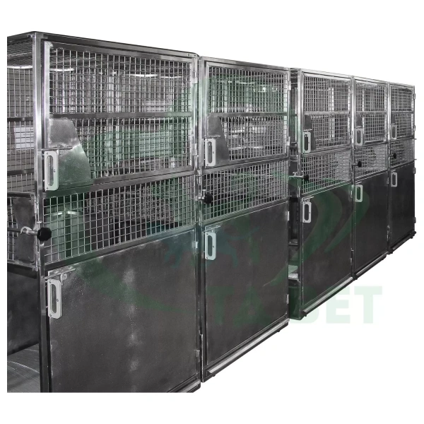 ТД ВЕТ Модуль из 6 клеток из полипропилена, 1800х600х1830(1960) h с колесами